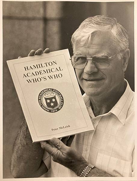 Peter wrote Hamilton Academical Who's Who in 1997
