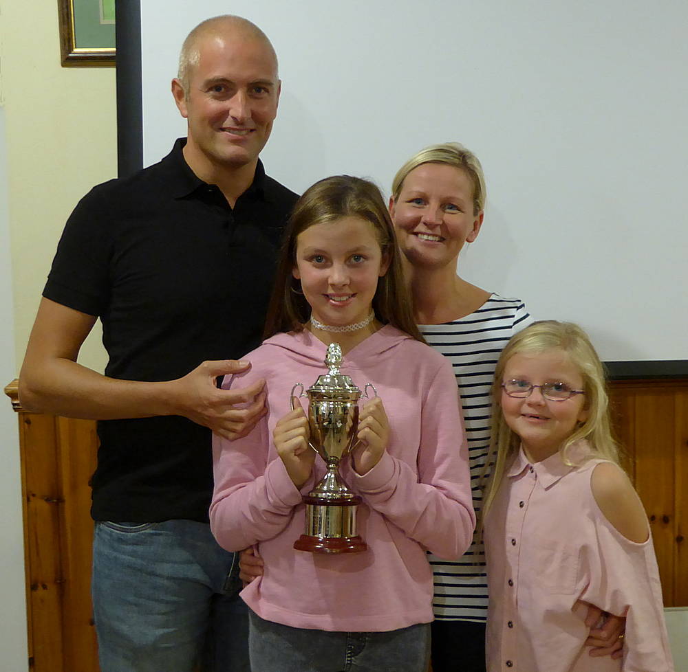Ellie McKendrick winner of Jim Hamilton trophy